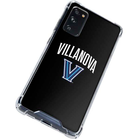 Villanova University V Black Galaxy S20 FE Clear Case